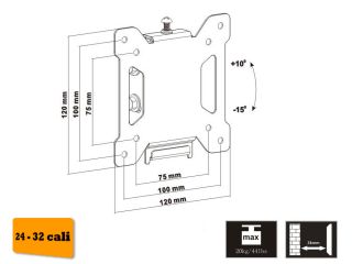 Uchwyt stały Maclean MC-596
24-32 cali